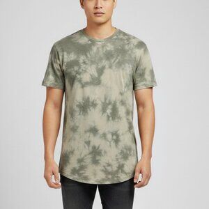 BYLT Premium Basics - Cloud Dye Limestone Drop Cut Tee (Medium)